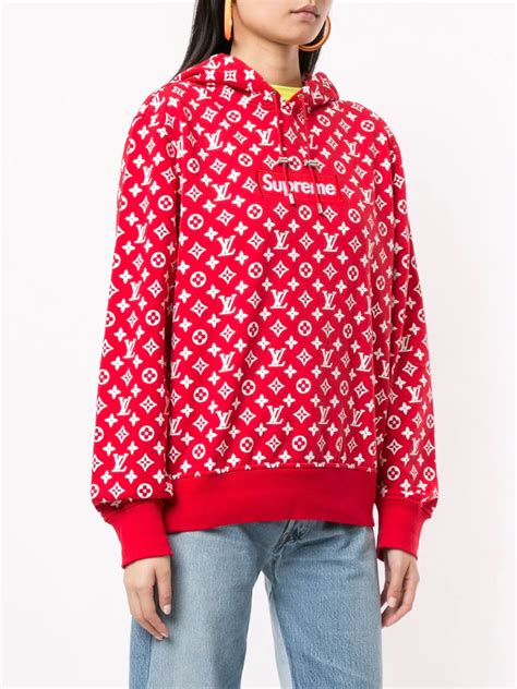 louis vuitton supreme collaboration hoodie|louis vuitton pullover supreme.